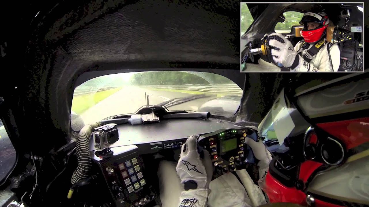 Onboard Le Mans 24h test wet