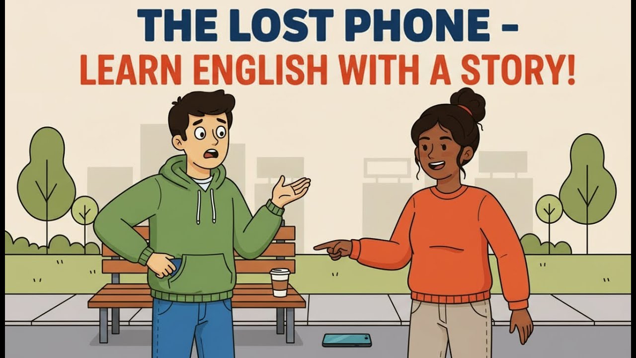 Learn English Through Stories | The Lost Phone | A Short English Story for Beginners
