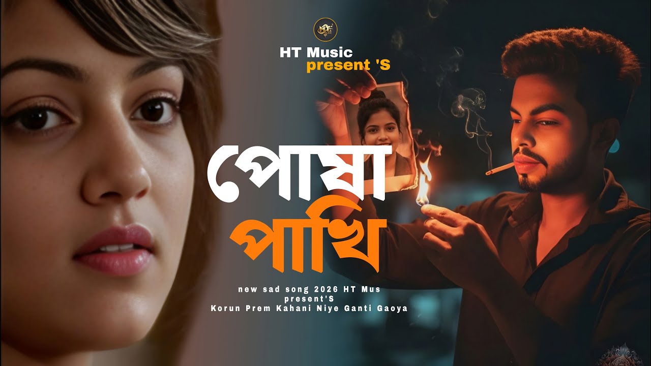 পোষা পাখি💔Posa Pakhi💔2026 New Sad Song💔Original Song💔HT  Music