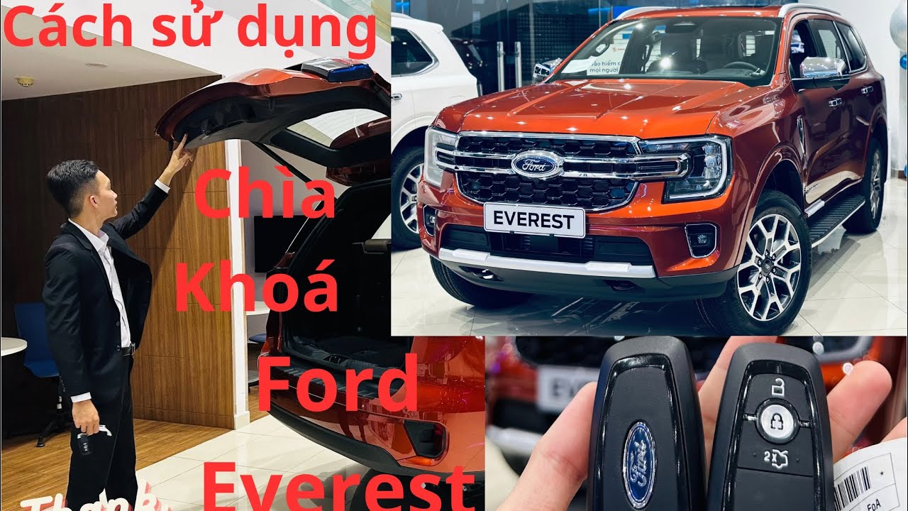 😇Cách Sử Dụng Đúng và Hiệu Quả Chìa Khoá Điện Tử Trên FORD EVEREST 2023, Thông minh & Chuyên Nghiệp