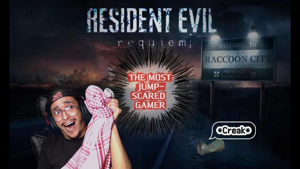 HALAL Walkthrough (THE MOST JUMP-SCARED GAMER) RESIDENT EVIL: REQUIEM PART 1
