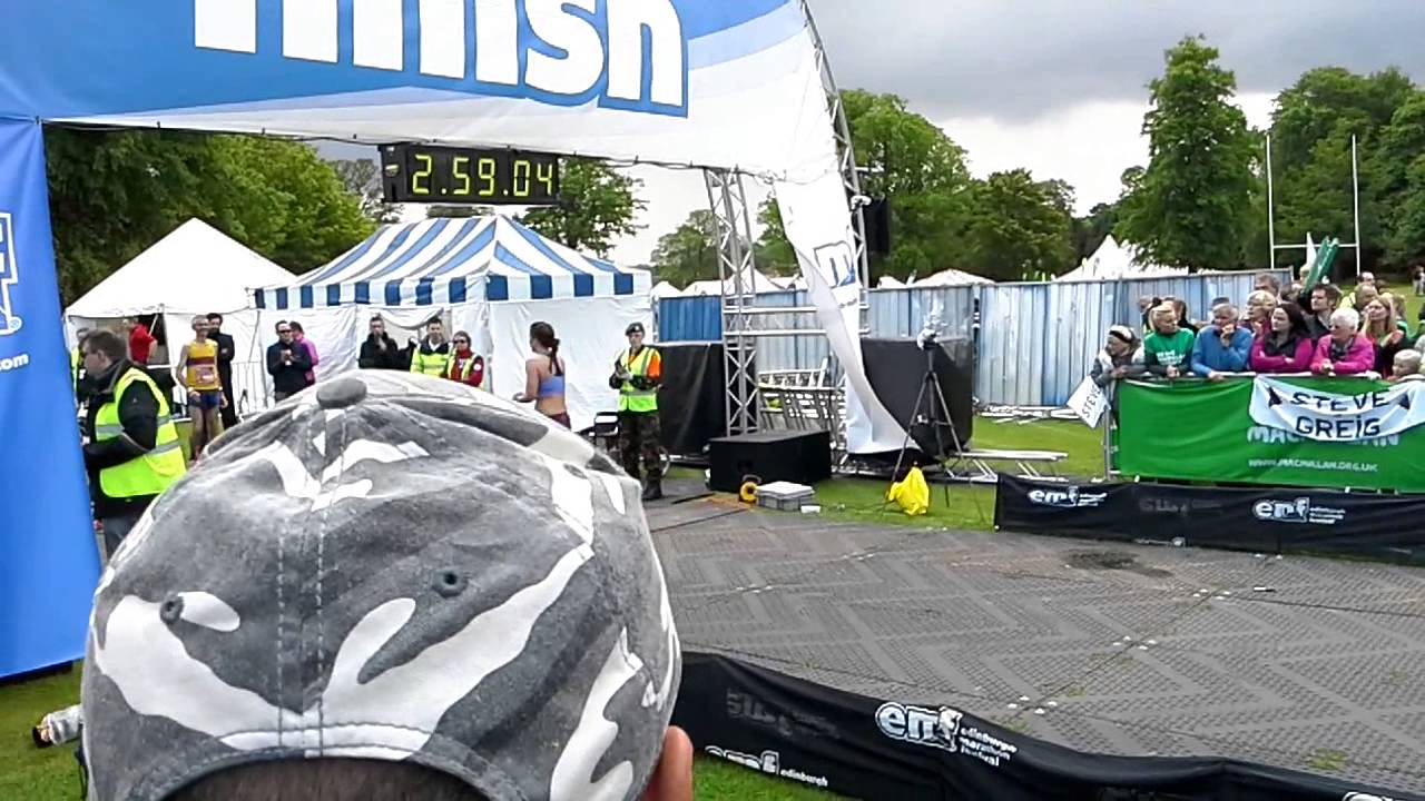 Edinburgh Marathon drama.