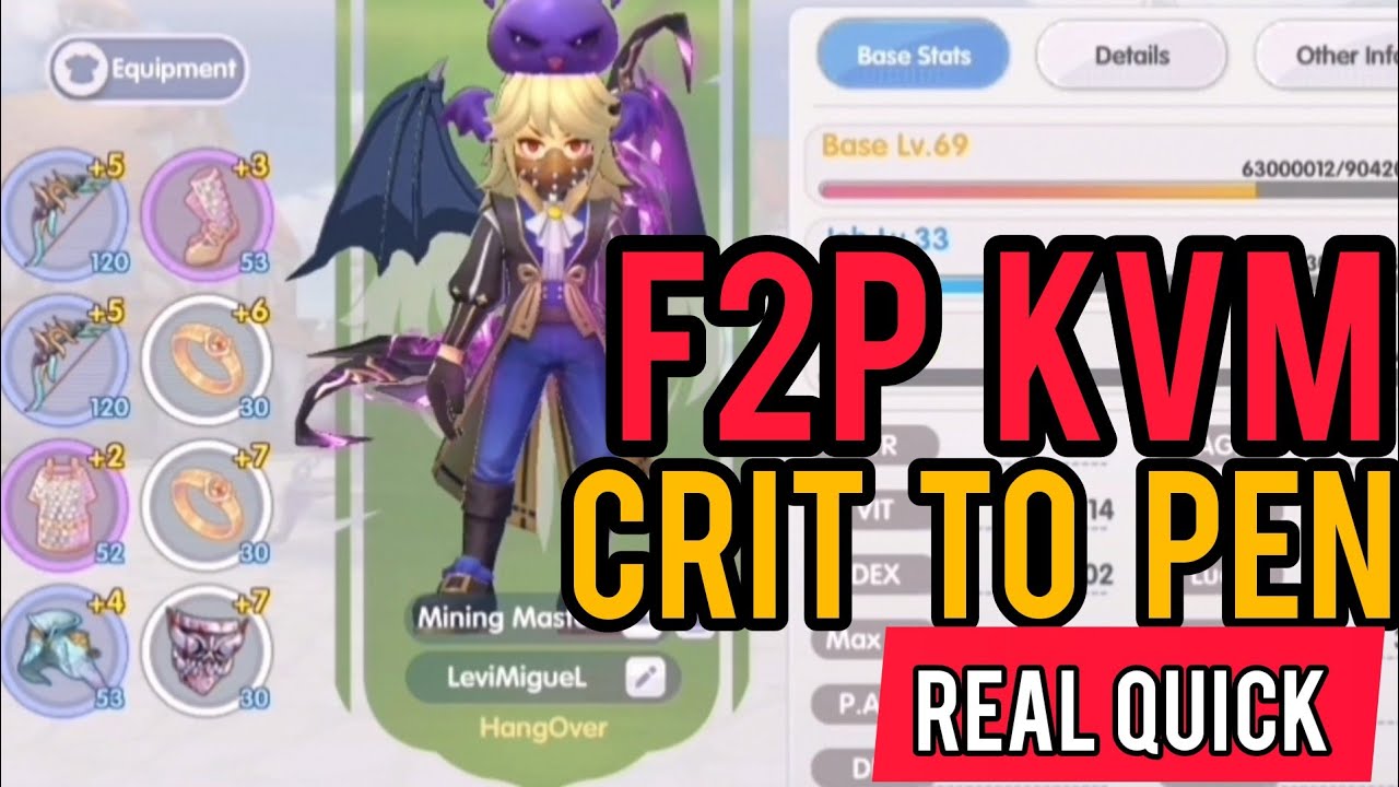 PENETRATION TYPE SNIPER | 2nd to Int Type Sniper? | KVM Highlights | RAGNAROK X : Next Generation