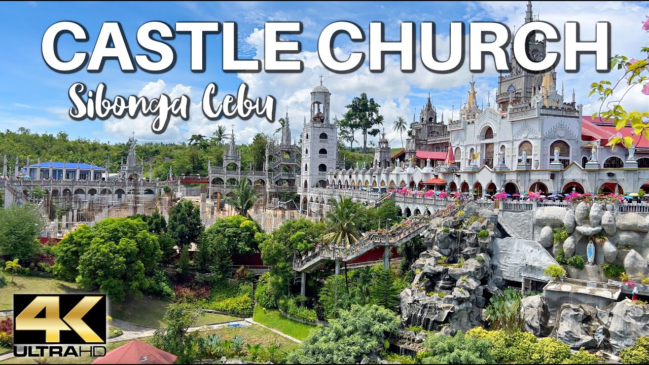 Walking the Simala Shrine Castle Church in Sibonga Cebu Philippines [4K]