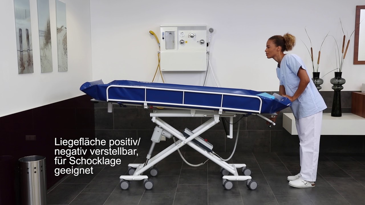 SINA Comfort &ndash; Duschliege, Duschwagen | BEKA Hospitec