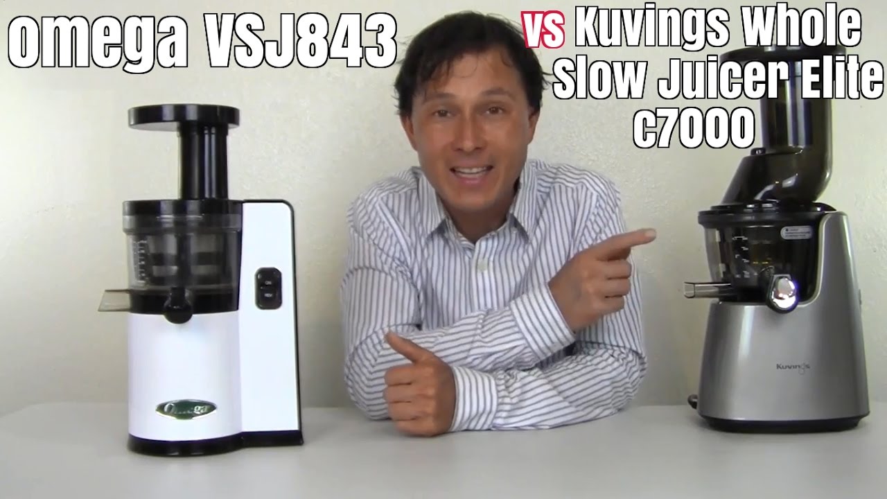 Kuvings Whole Slow Juicer Elite vs Omega VSJ843 Comparison Review