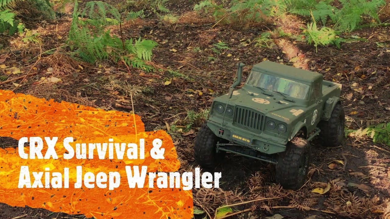 CRX Survival v2 & Axial SCX10ii Jeep Wrangler