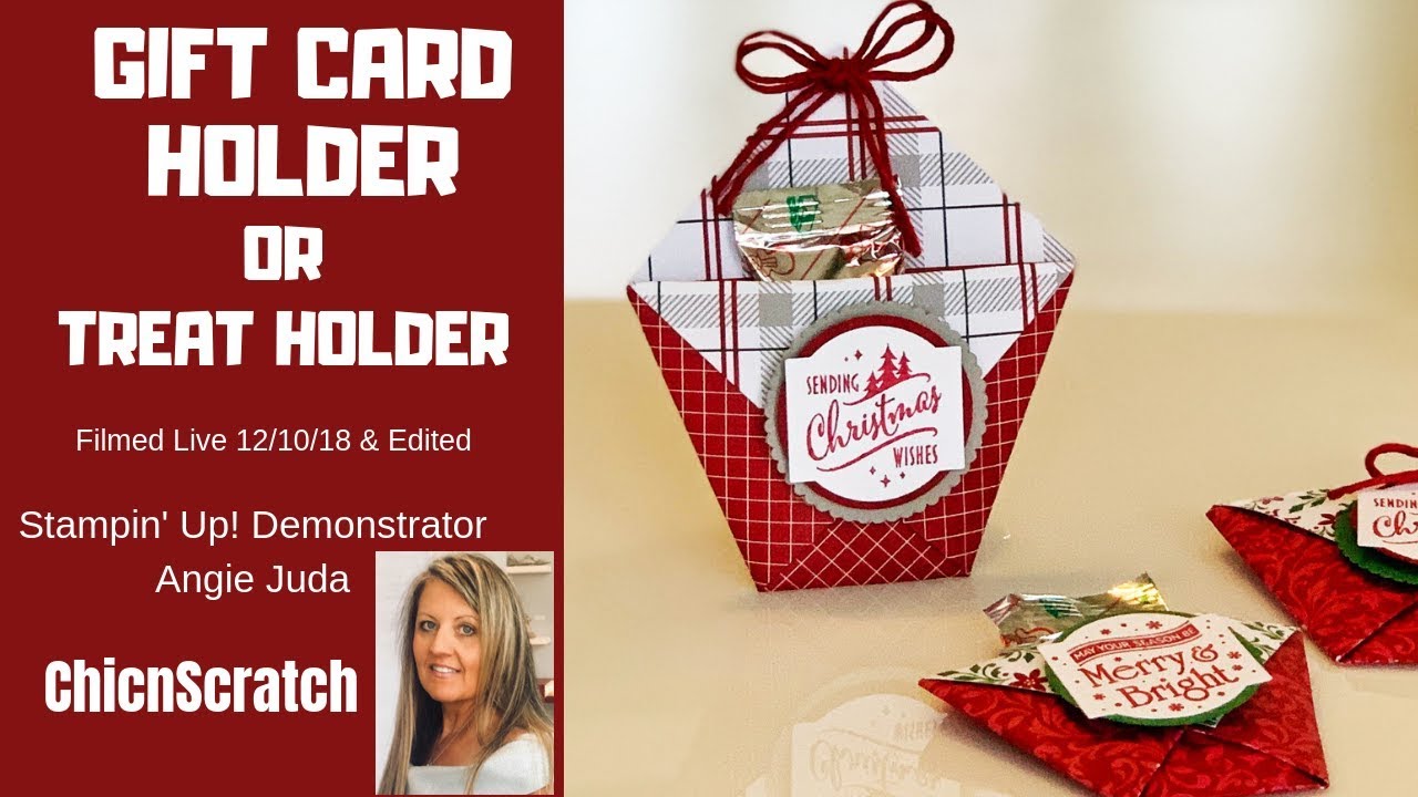 Christmas Traditions Gift Card Holder