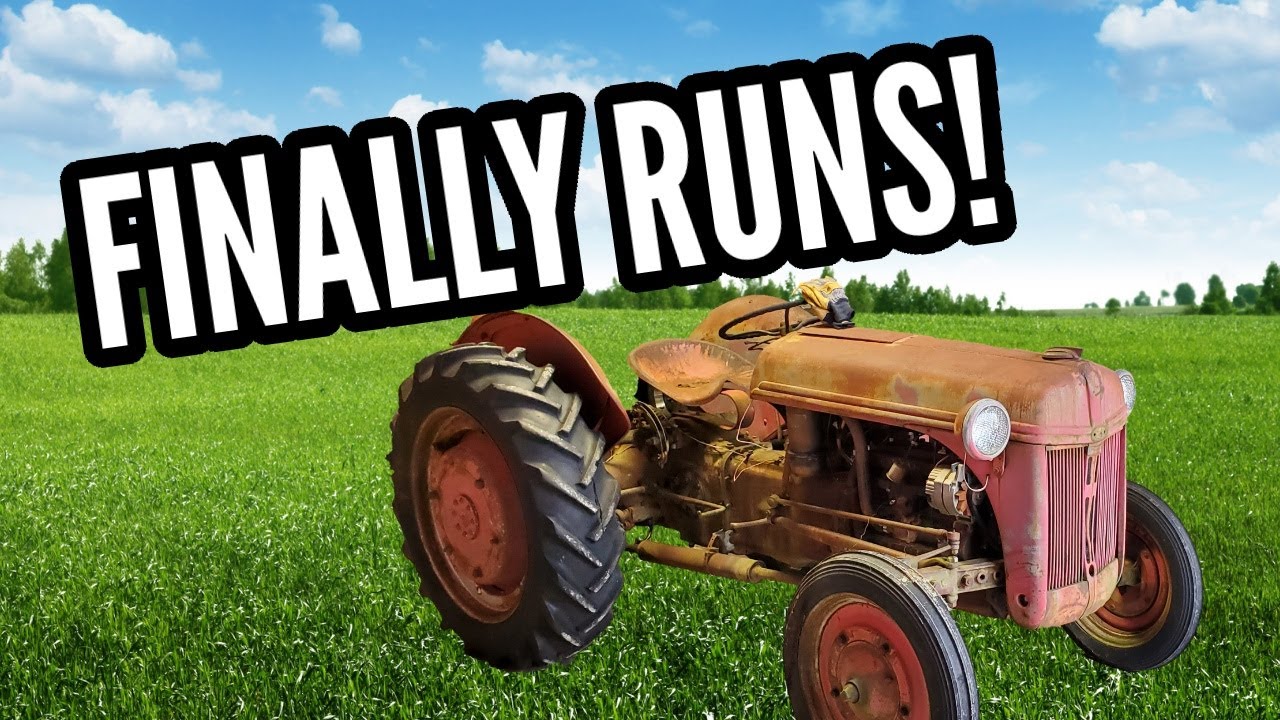 IT'S ALIVE! | Ford 2N Tractor First Start, FOR YEARS! | New Points