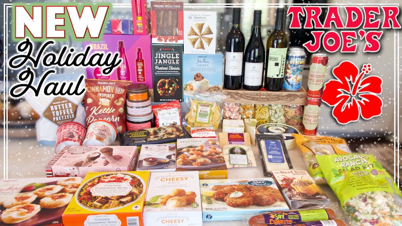 TRADER JOE'S HOLIDAY FAVORITES & TONS OF NEW ITEMS HAUL