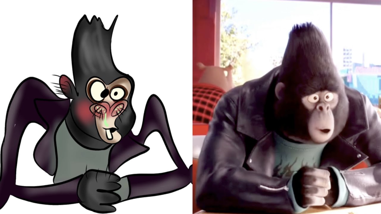Sing 2 drawing meme - johnny meets nooshy - sing 2 funny drawing meme