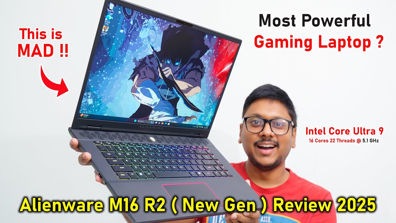 This is MAD FAST.. !? 🤯Alienware's New Gen M16 R2 Review 2025🔥