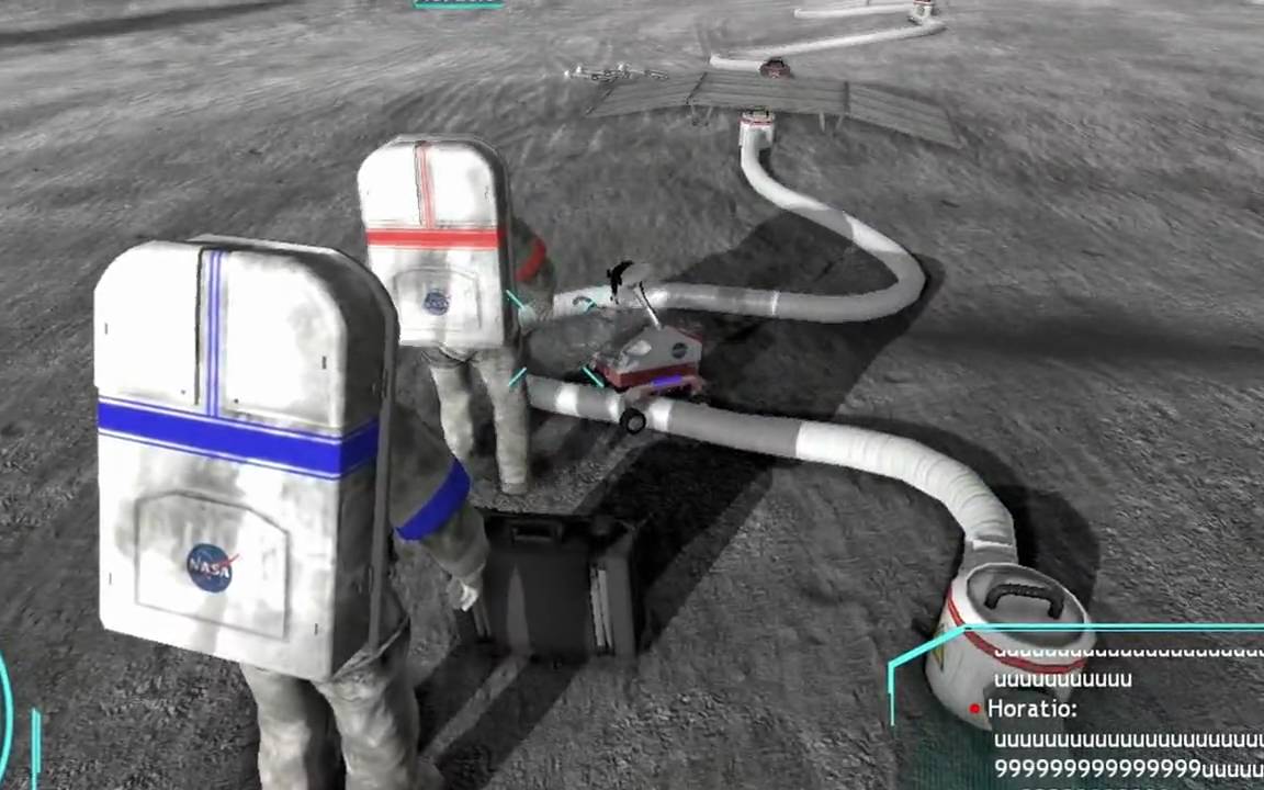 Moonbase Alpha provides a realistic simulation of life on a natural satellite