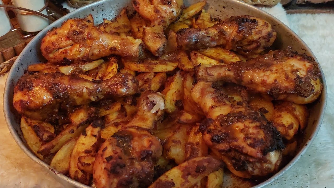 فروج بالبطاطا مع ألذ تتبيلة مع مؤمن بدوي