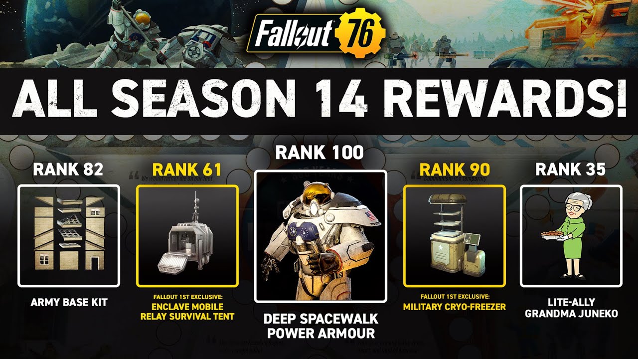 NEW SCOREBOARD! ALL Season 14 Rewards | Fallout 76