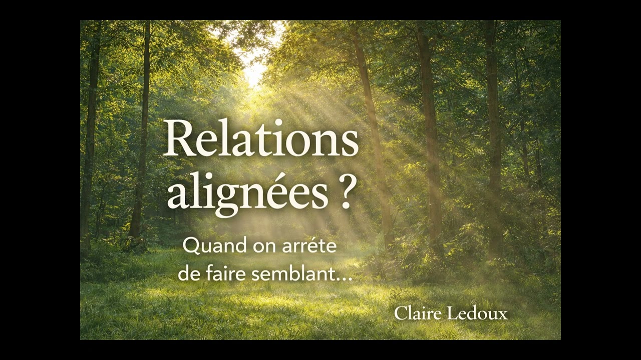 Relations align&eacute;es? Quand on arr&ecirc;te de faire semblant