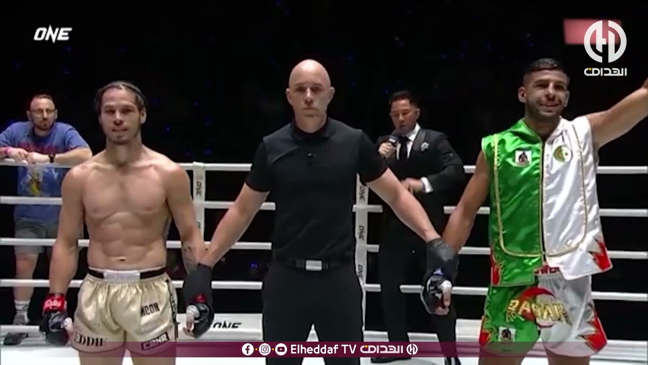 شــاهد  ..  قصة مثيرة لــ البطل العالمي الجزائري 