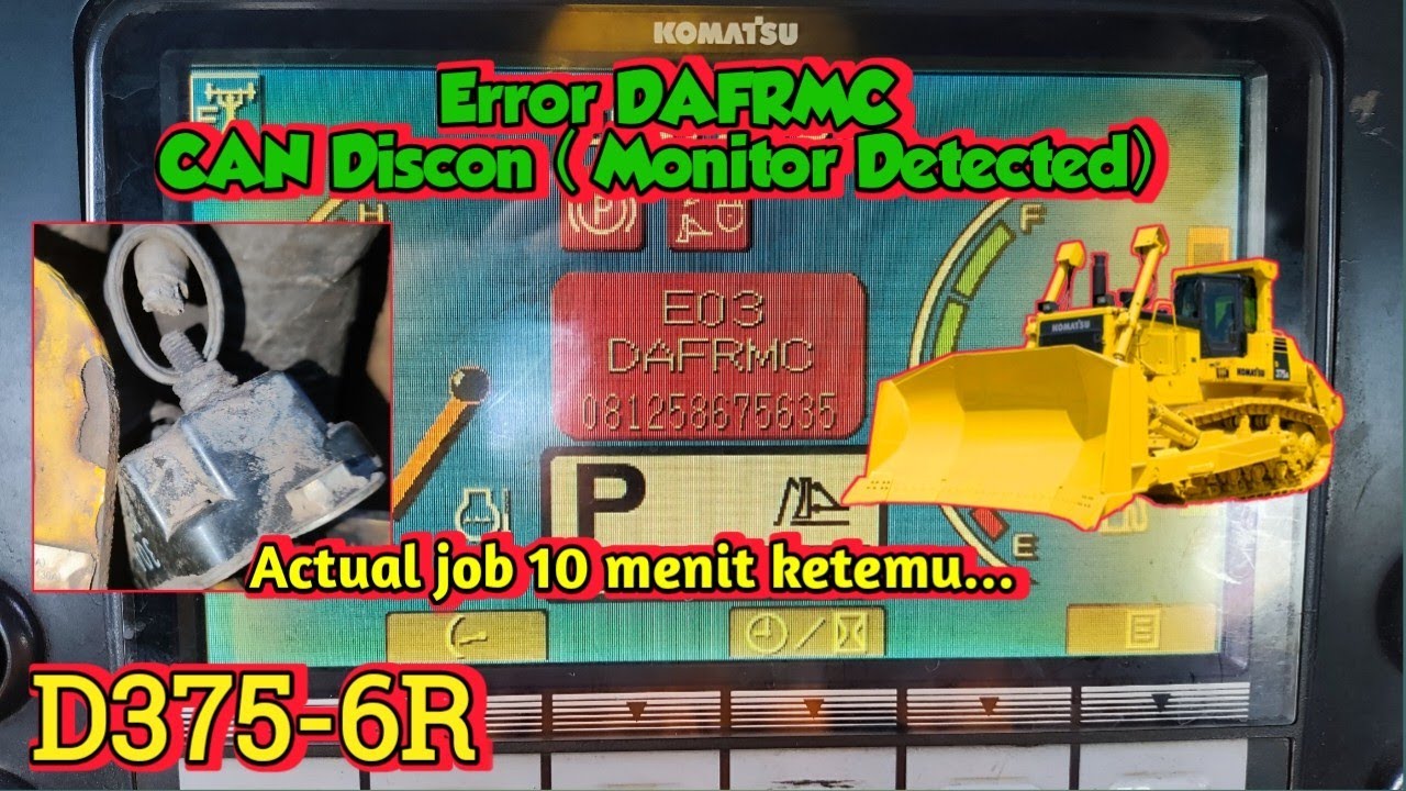 Ошибка DAFRMC CAN Discon (обнаружение монитора)