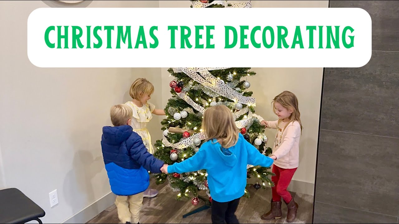 Decorating The Christmas Tree With The Kids - New Christmas Tradition