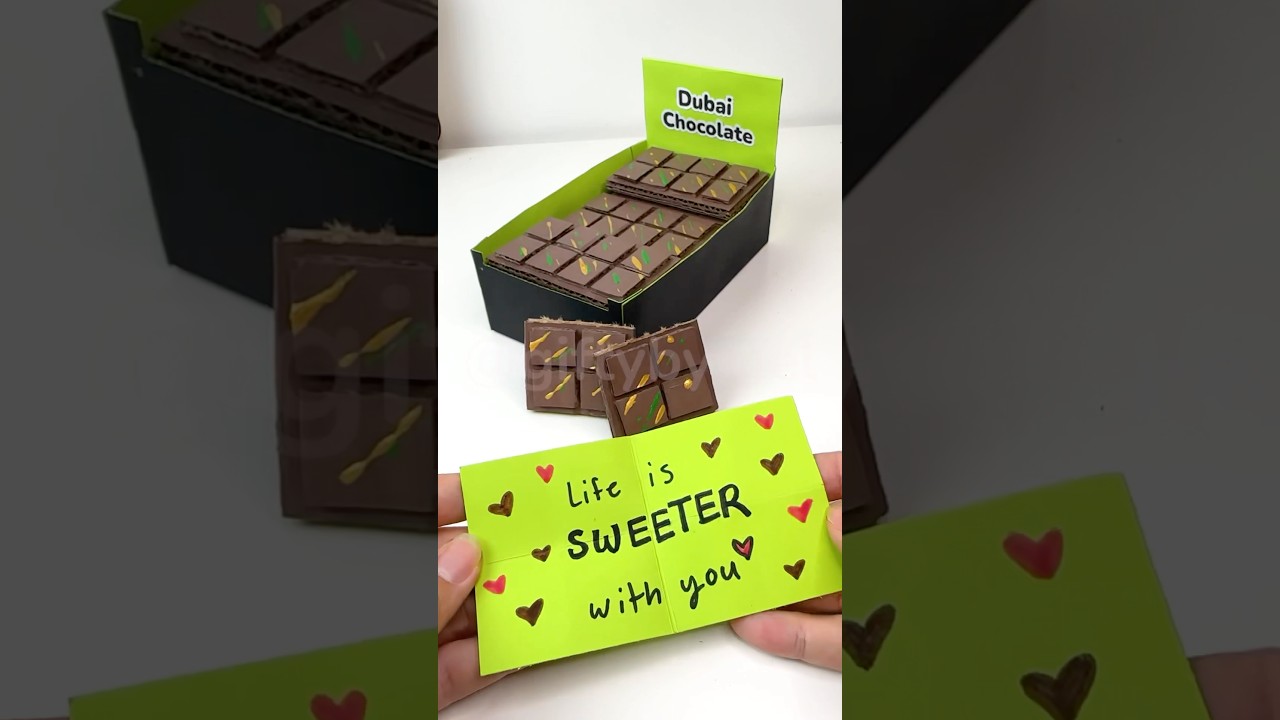 What&rsquo;s your favorite chocolate? 🤔 #diy #diygift #dubaichocolate