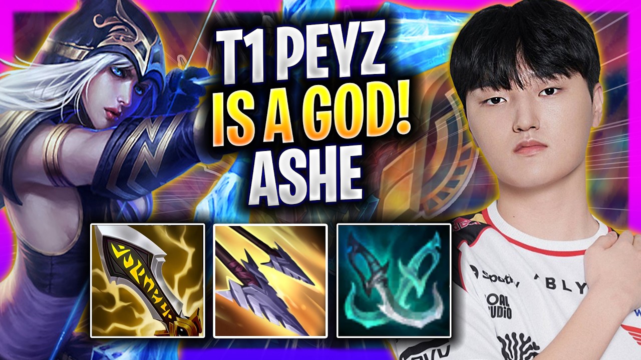 PEYZ IS A GOD WITH ASHE! - T1 Peyz Plays Ashe ADC vs Jinx! | Season 2026