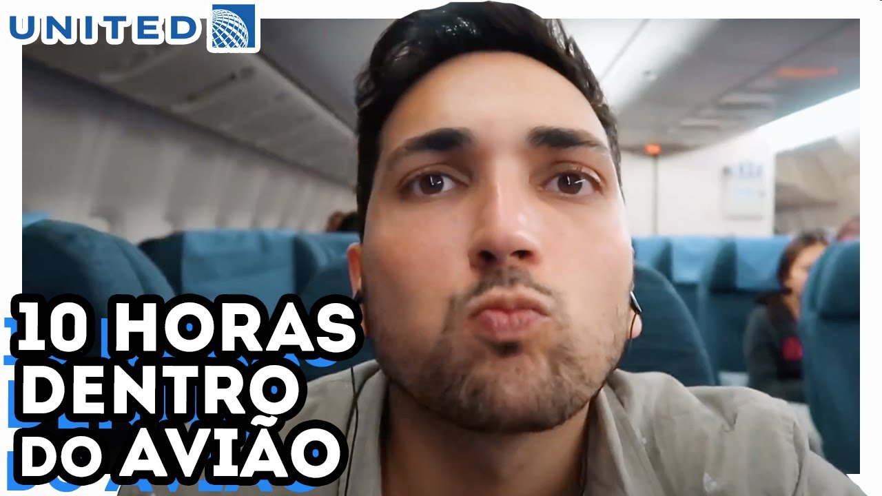 VOANDO DO BRASIL PARA OS ESTADOS UNIDOS - O QUE FAZER DENTRO DO AVIÃO? - BOEING 777 UNITED AIRLINES