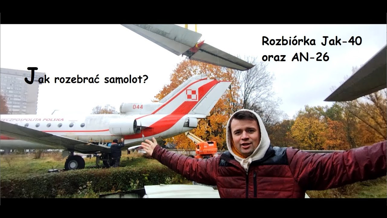 ROZBIERAM PREZYDENCKI SAMOLOT! DEMONTAŻ DWÓCH SAMOLOTÓW - JAK-40 ORAZ AN-26 CZ.1