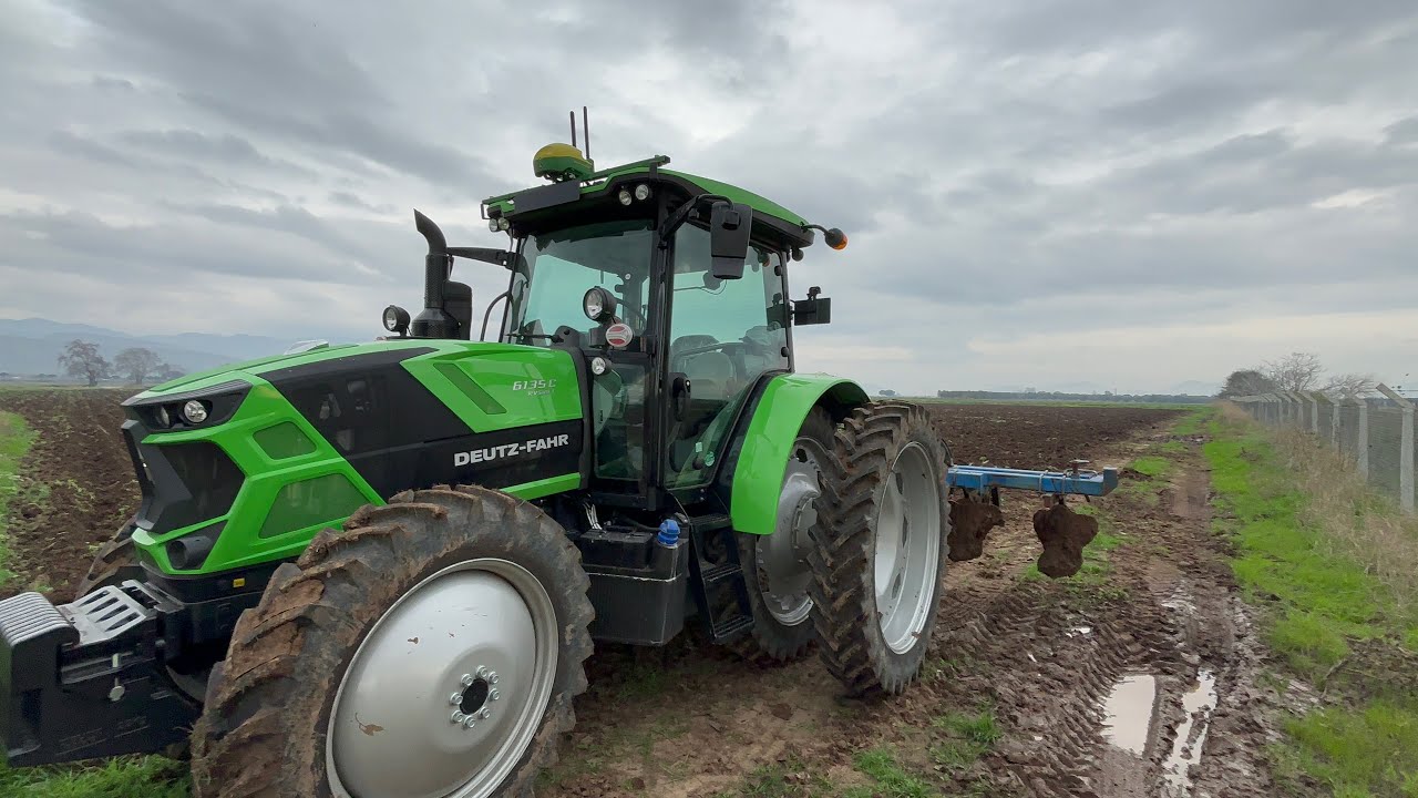 DEUTZ-FAHR 6135C İLE SIRT ÇEKİMİ YAPIYORUZ
