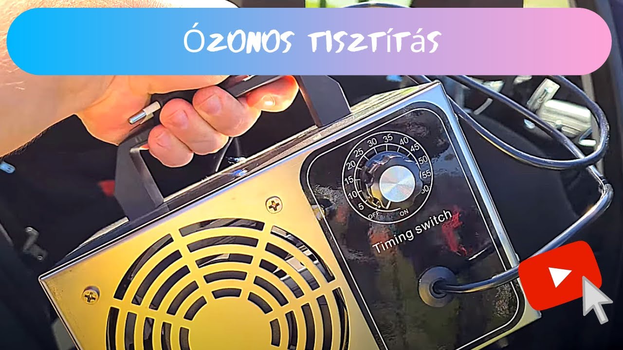 Ózonos tisztítás, fertőtlenítés és szageltávolítás