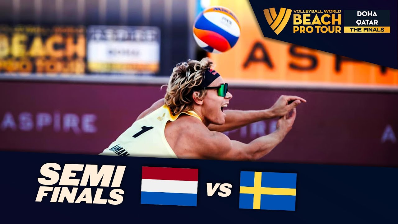 Boermans/de Groot vs. Åhman/Hellvig - Semi Final Highlights | Doha Finals 2024 #BeachProTour