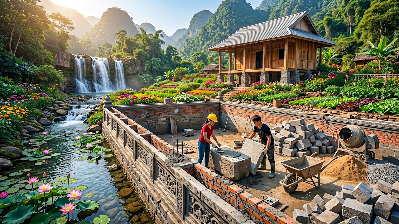 Finishing the Turtle Pond with Help from a Kind Man