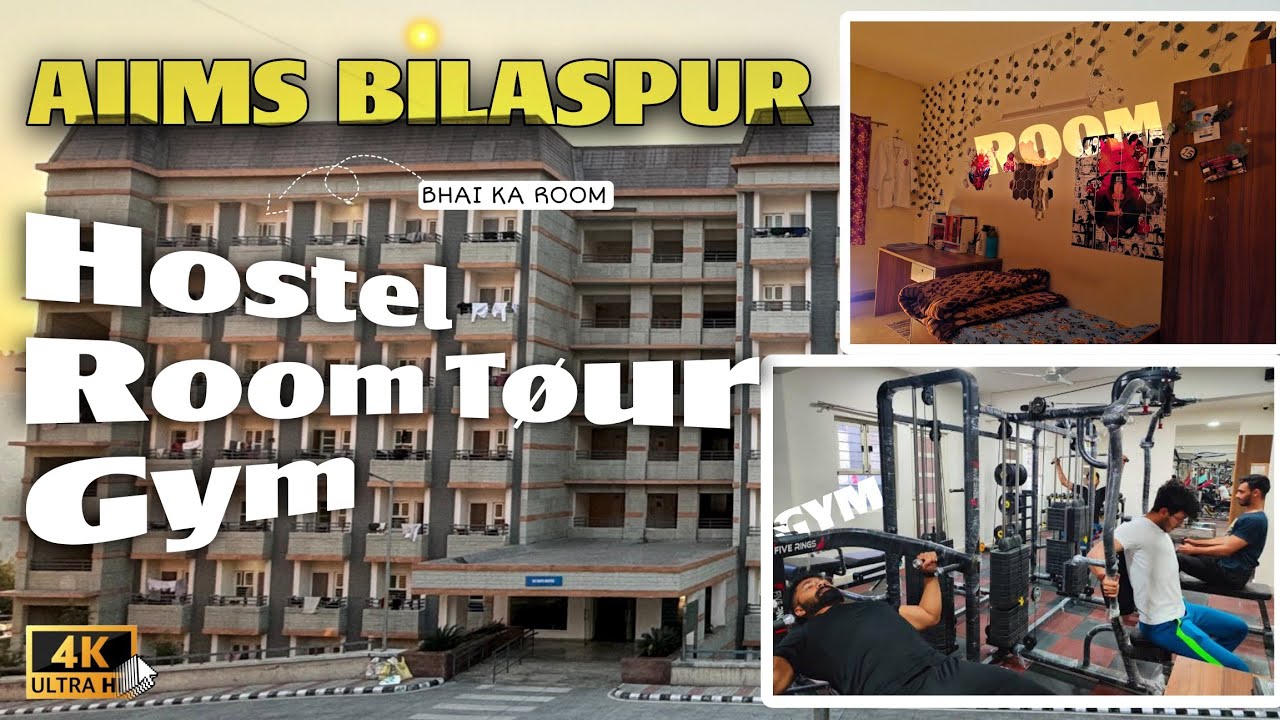 Hostel & Room tour|Gym,common rooms,toilet|AIIMS Bilaspur | Priyanshu[AIIMS]#aiims #roomtour #hostel