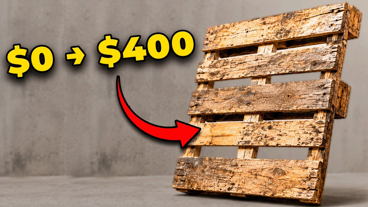 7 Ways to Turn FREE Pallet Wood Into Big Money