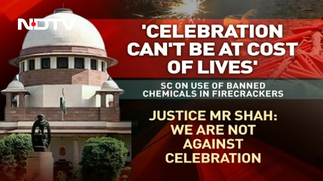 Banned Articles Being Used By Fireworks Makers As Green Crackers: Supreme Court