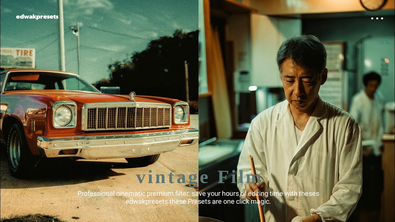vintage Film vol 4 : Free Lightroom Presets giveaway | lightroom mobile tutorial #261