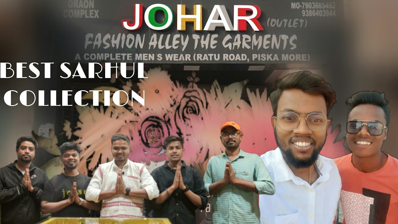 Sarhul Shopping at || Johar Fashion Alley ft @rahulkumarofficial9629||sarhul 2023 nirajoraon ranchi