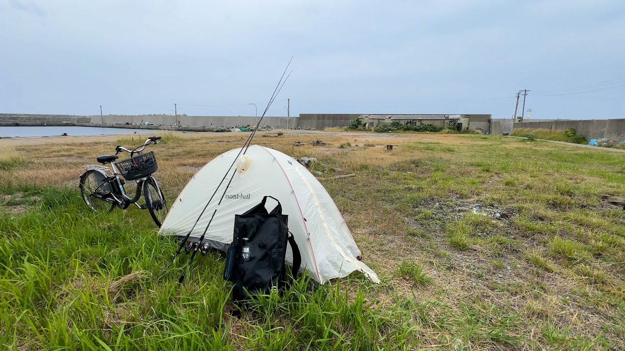 小さな島が実は穴場だった。バックパック一つで24時間過ごす釣りキャンプ【日本一周中国地方編 #4】