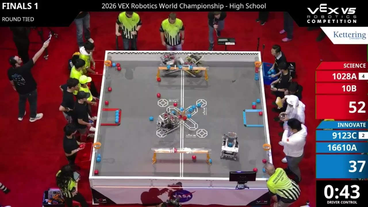 2026 Vex Worlds High School Finals 1 (Push Back)