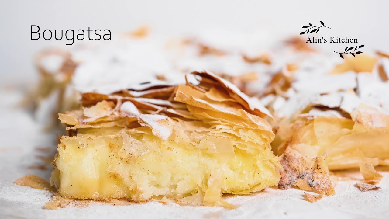 Bougatsa - Greek Custard Pie