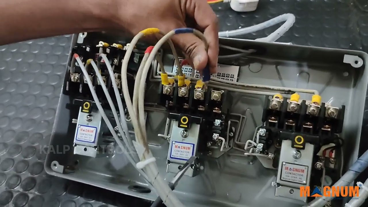 Star Delta Motor Starter Connection