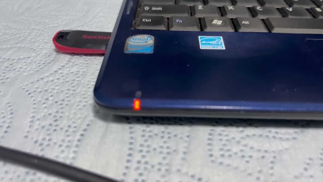 Notebook acer aspire one não acende imagem Windows 7 ou Windows vista Windows XP