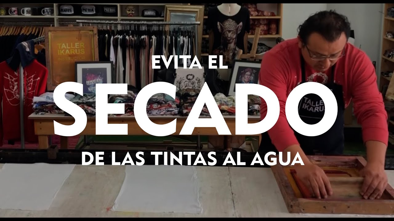 Como evitar el secado de las tintas al agua