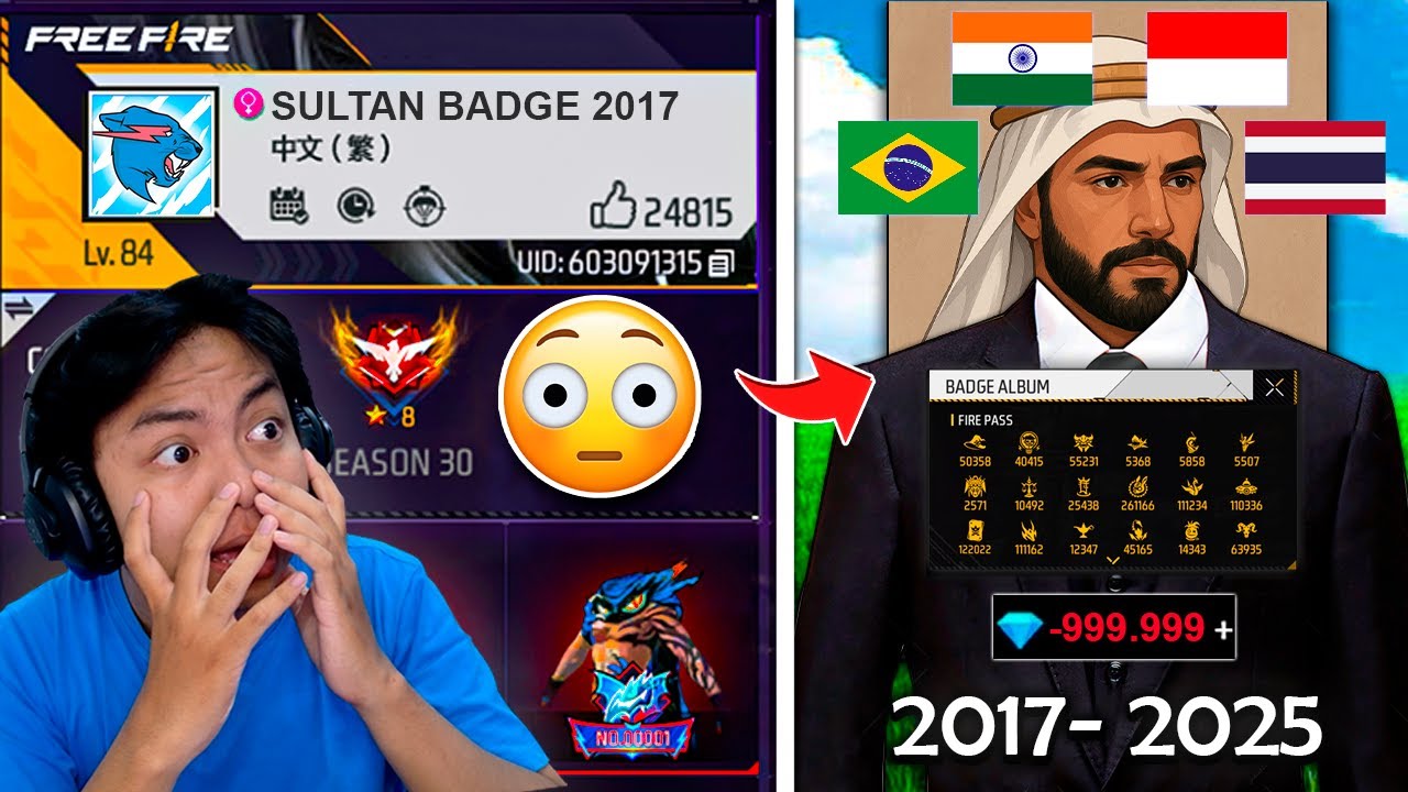 GUA CARI ID FF SULTAN BADGE JAMAN DULU! BAGAIMANA YA NASIBNYA SEKARANG? 😱