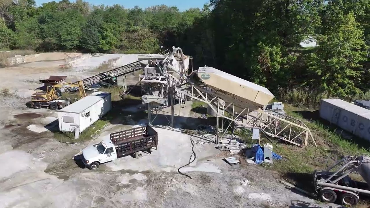 Giving a buyer an aerial view of an industrial property in Ohio