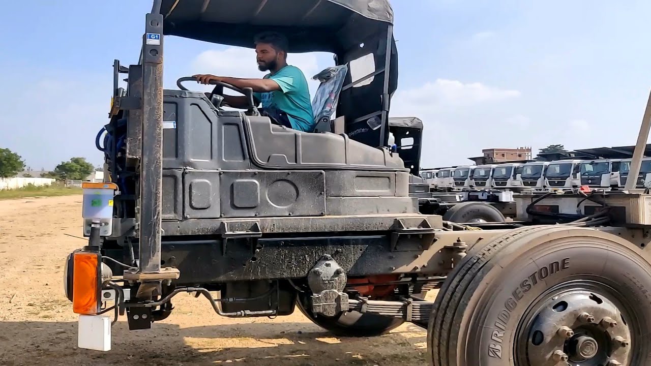 Taking delivery of Two Ashok Leyland chassis