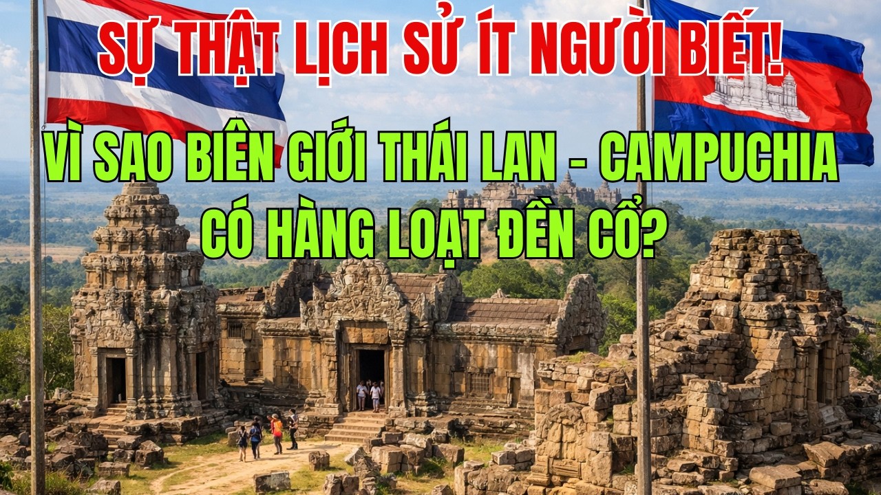 Không Phải Ngẫu Nhiên: Vì Sao Đền Cổ Khmer Phủ Kín Biên Giới Thái Lan – Campuchia?
