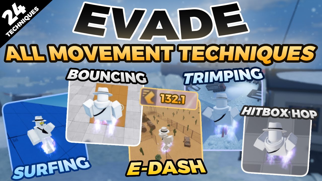Evade | All Movement Techniques in ONE Video (2025)