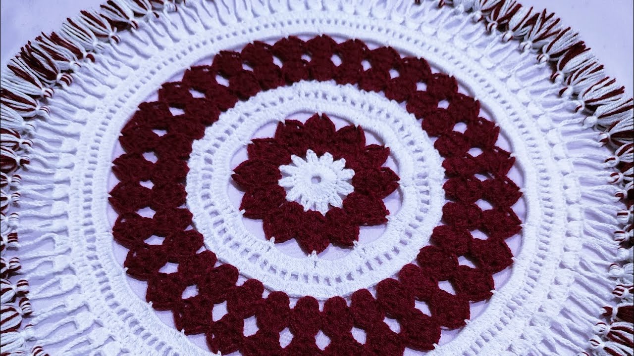 💥Easy design 🎊crochet Thalposh 👌beautiful  design 🫣