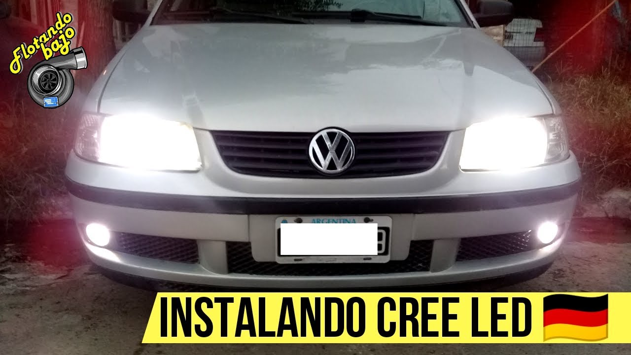 INSTALANDO AUXILIARES CREE LED, PASA LA VTV? | gol 1.9sd