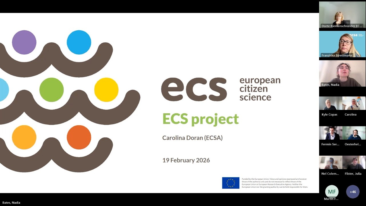 ECS High-Level Policy Event: Institutionalisation and long term sustainability of citizen science